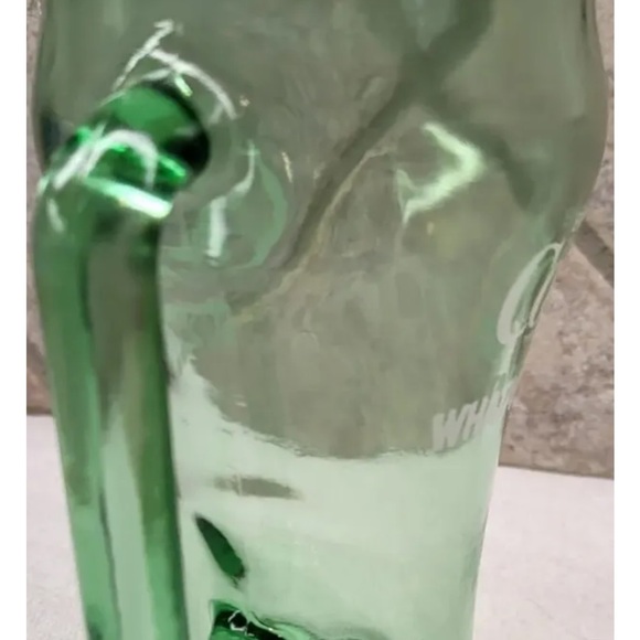 Collectible Green Coke Coca Cola Whataburger Cowboy Glass with Handle 16 oz - Picture 4 of 9